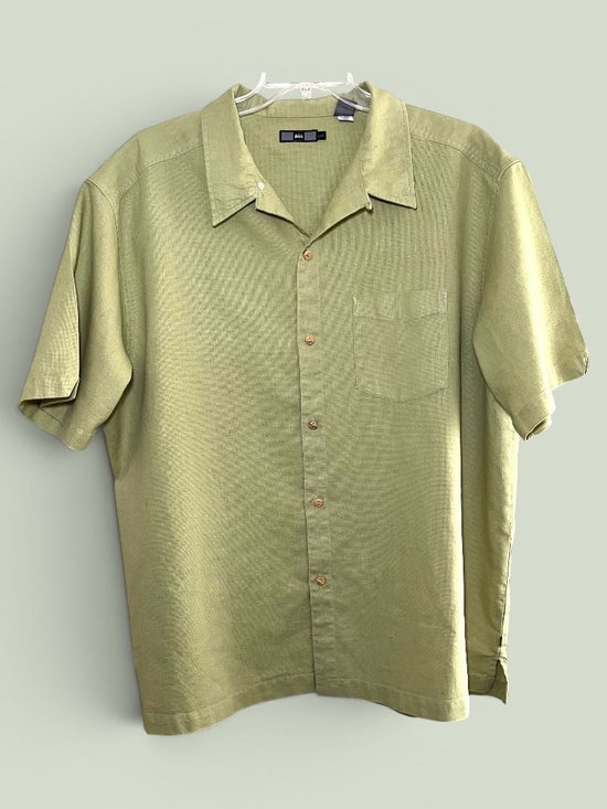 REI Other - REI Men's Hemp and Cotton Leaf Green Short Sleeve Shirt Size XXL